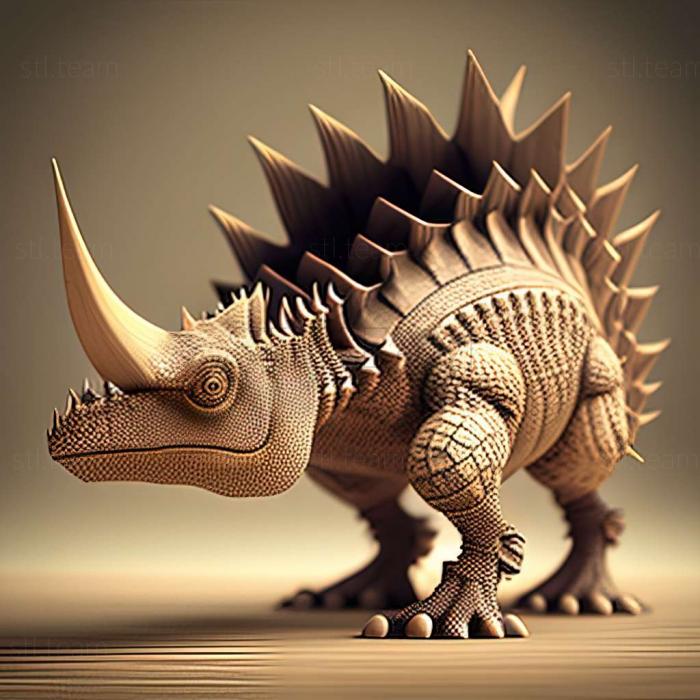 3D модель Гесперозавры (STL)